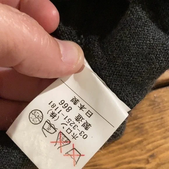 Hardy Amies Collection Gray Mock-neck Sweater Academia - Picture 9 of 11